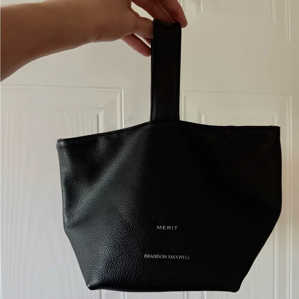 Merit X Brandon Maxwell vegan leather bag - Picture 2 of 3